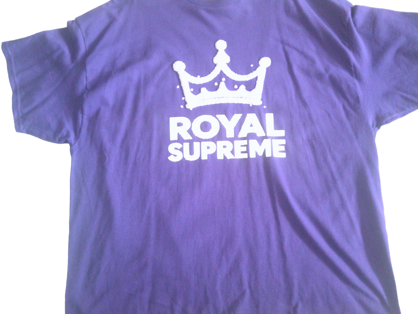 Kings Kreations Royal Supreme Tee – Purple/White