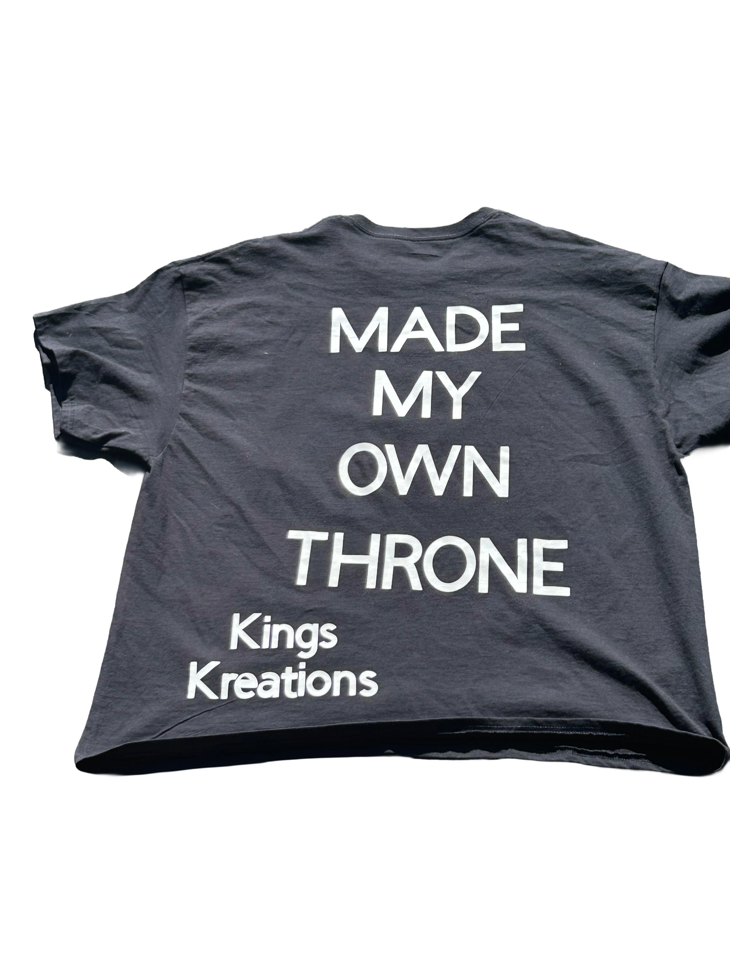 Kings Kreations “Made My Own Throne” Tee – Black