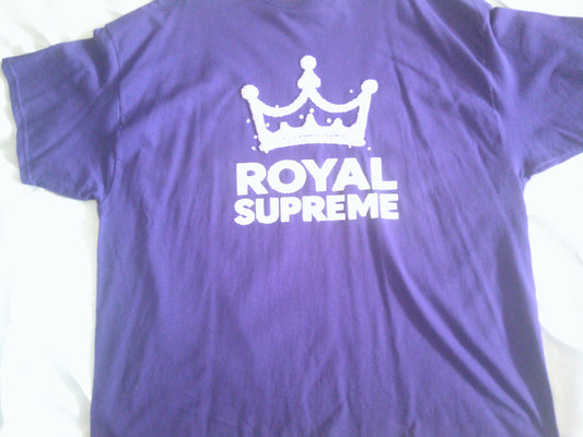 Royal Supreme Tee – White Crown Edition