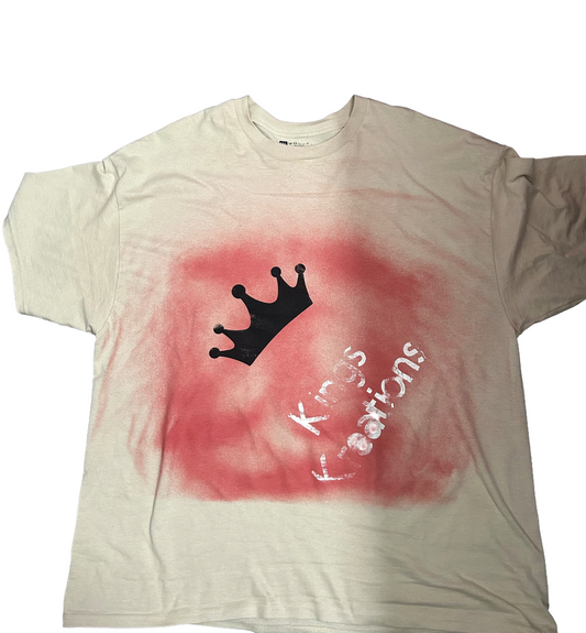 Kings Kreations “Made My Own Throne” Tee – Sandstone